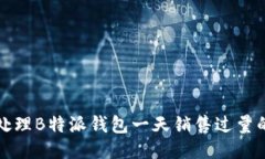 如何处理B特派钱包一天销